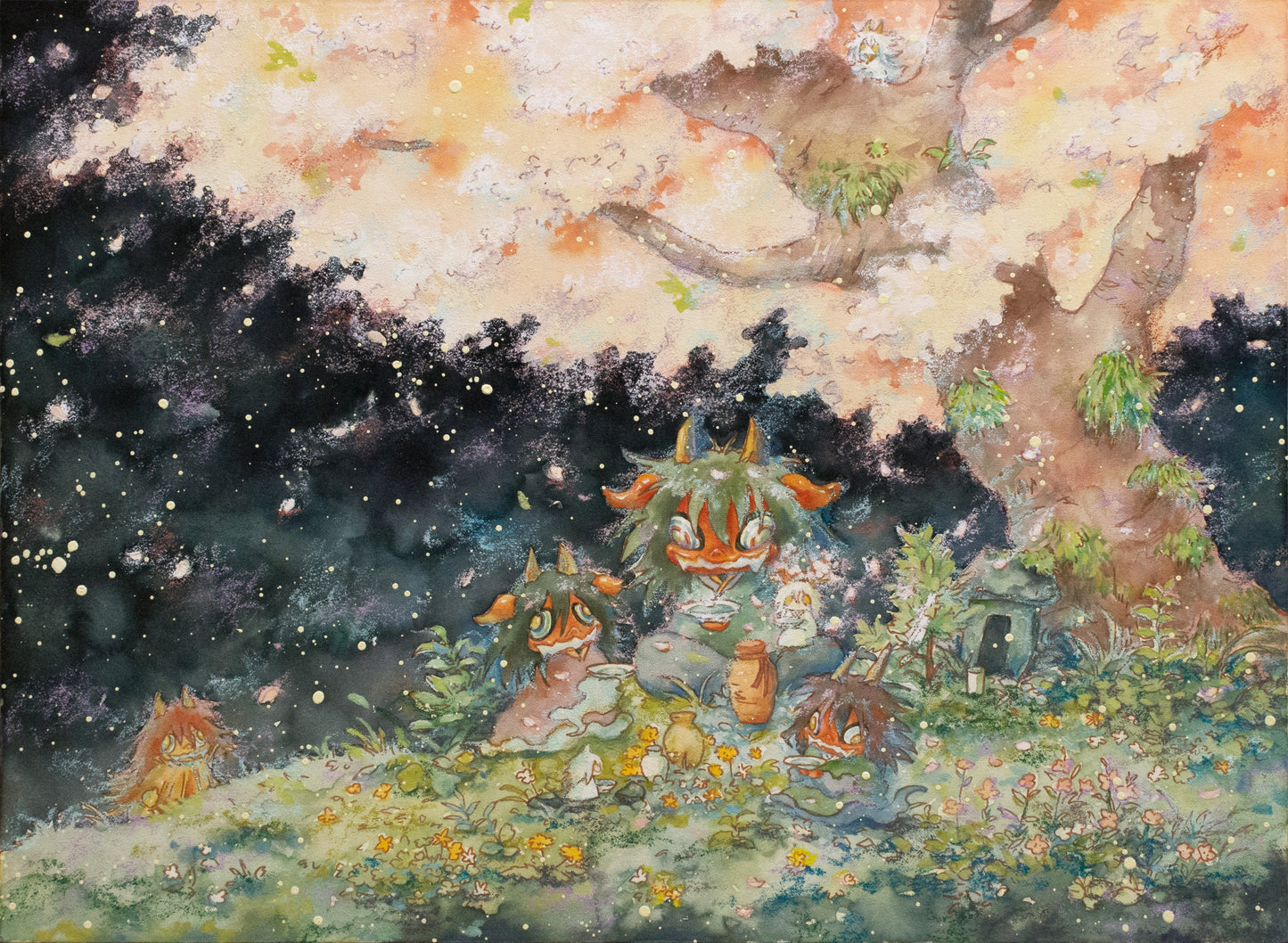 夜桜