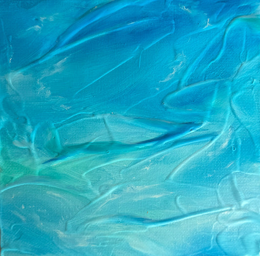 煌めく湖面の縁