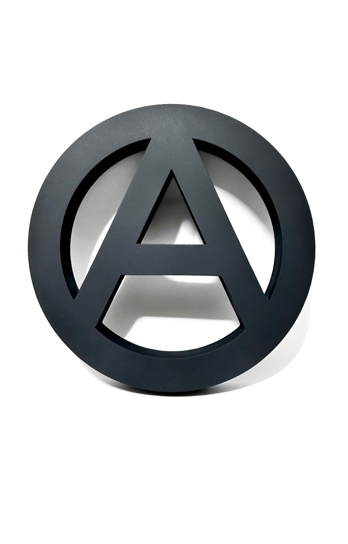 SHAPED WOOD "ANARCHY MARK"