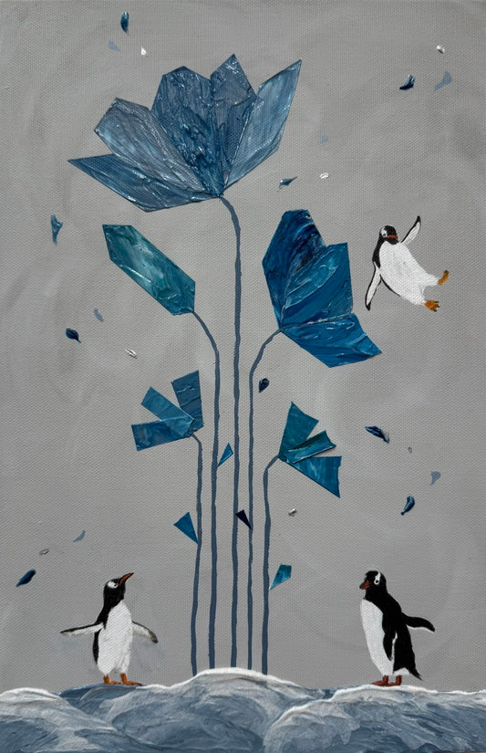 ふわり、ゆらり　ジェンツーペンギン