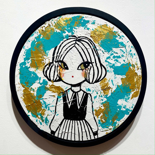 何かを言いたそうに彼女はこちらを見ている#14